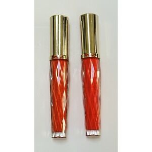 Amuse Diamond Gloss Lipstick Duo Gold Cap LIP2051-1 & 2051-2 New Sealed